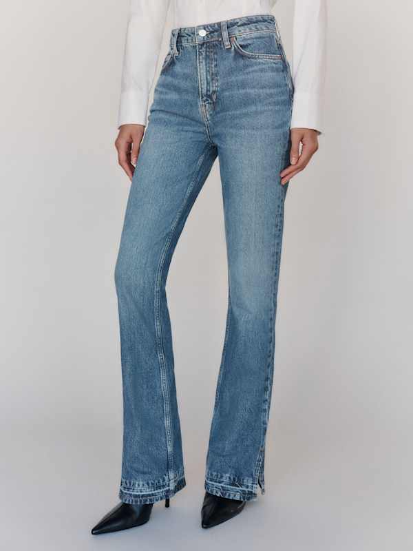 Blair High Rise Baby Bootcut Jeans - Vintage Embree