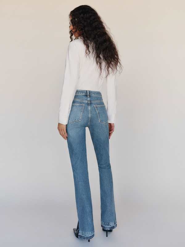 Blair High Rise Baby Bootcut Jeans - Vintage Embree