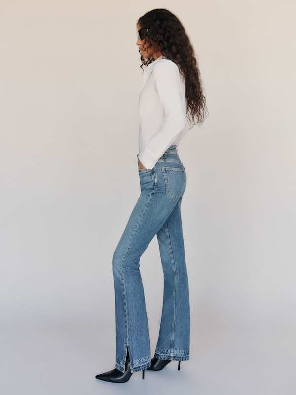 Blair High Rise Baby Bootcut Jeans - Vintage Embree