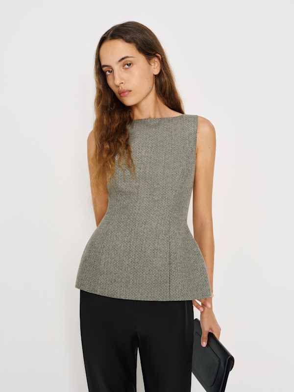 Nolyn Top - Earl Grey
