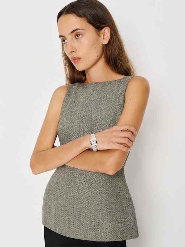 Nolyn Top - Earl Grey