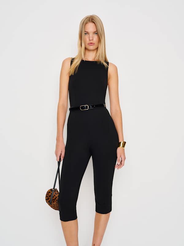 Dusk Knit Jumpsuit - Black