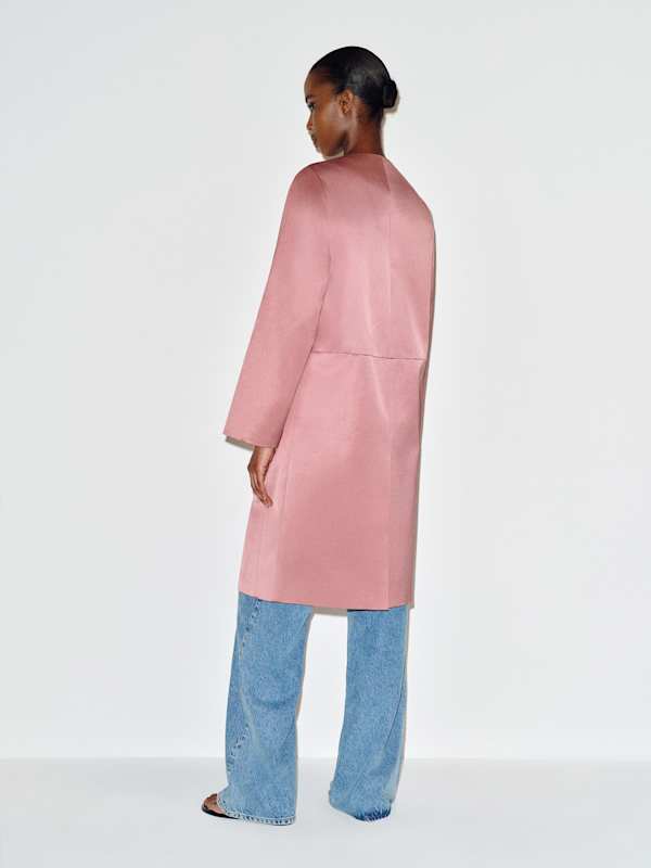 Stella Satin Coat - Memory Lane