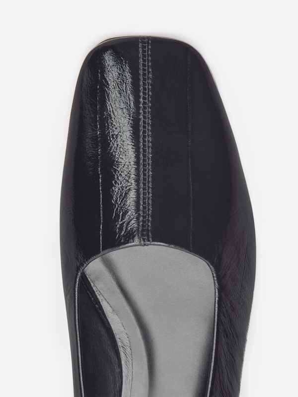 Inez Ballet Flat - Black Eel