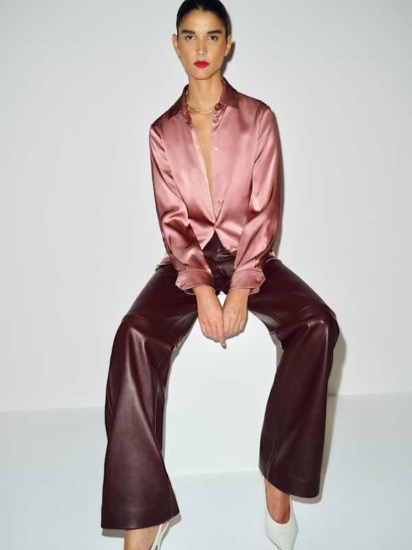 Alfie Relaxed Silk Shirt - Memory Lane