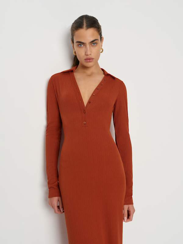 Aubrey Knit Dress - Desert
