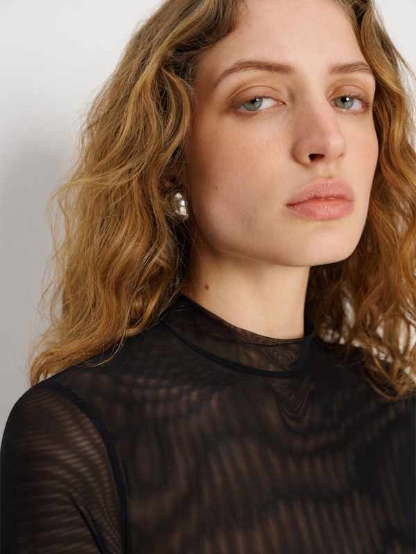 Dion Micro Mini Knit Dress - Black