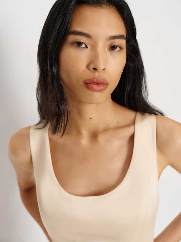 Franceska Dress - Almond Milk