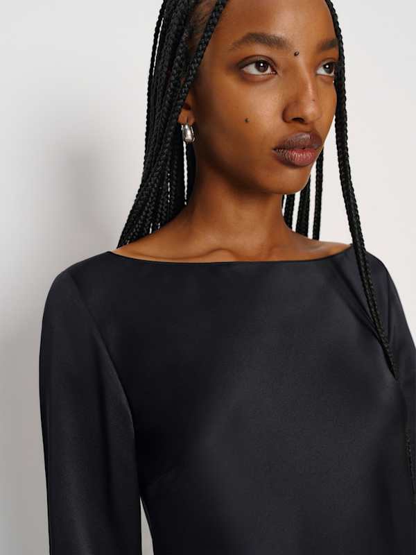 Marlow Silk Top - Black