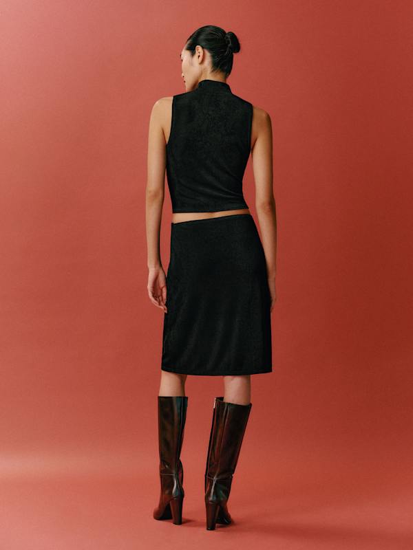 Shaye Knit Two Piece - Black