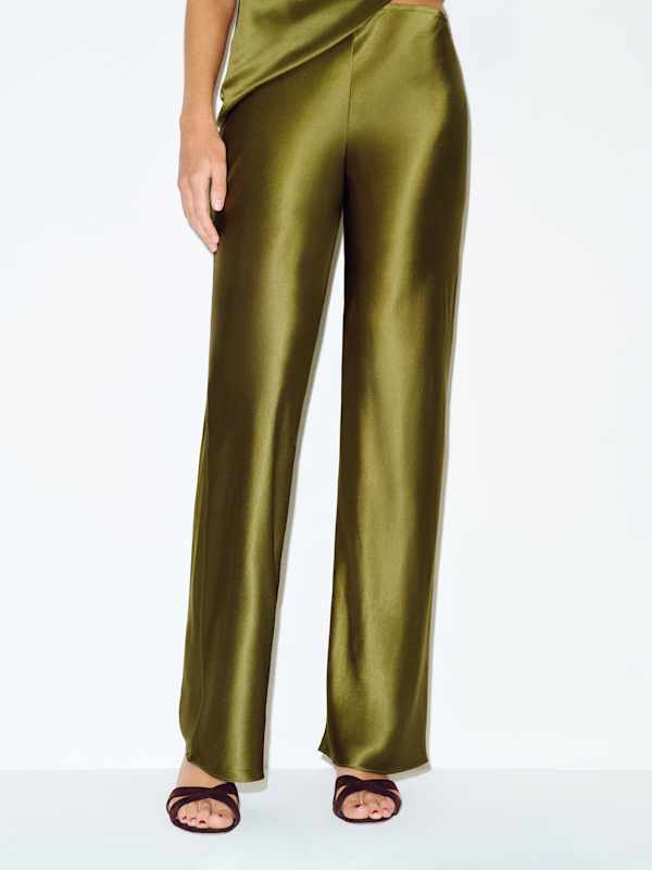 Samantha Silk Two Piece - Pear