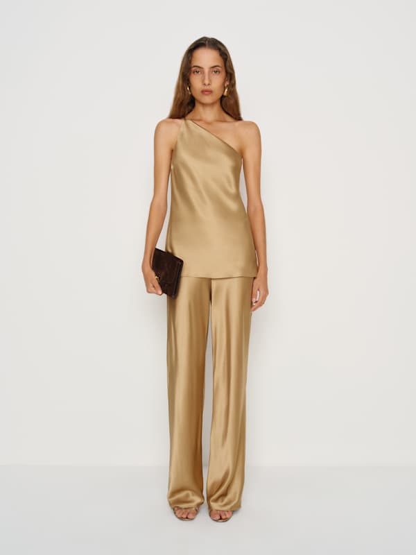 Samantha Silk Two Piece - Riesling