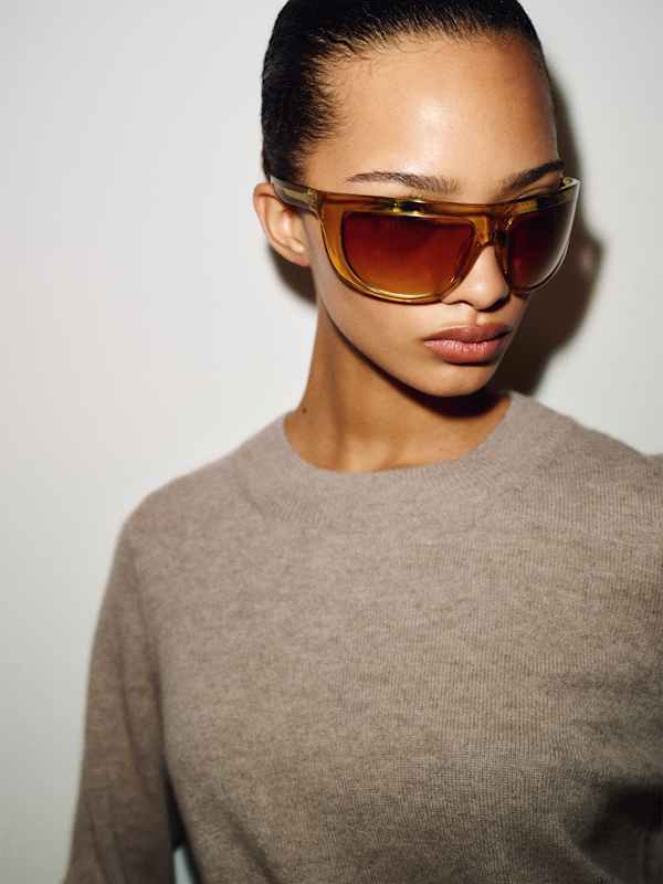 Nikki Cashmere Crew - Oatmeal