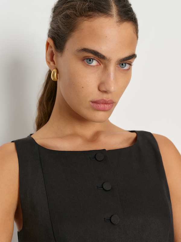 Camellia Top - Black