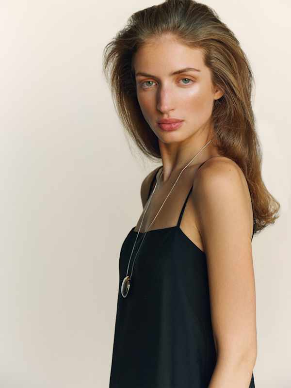 Glenna Silk Dress - Black