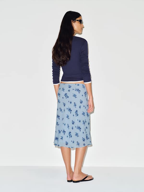 Layla Knee Length Skirt - Crystalline