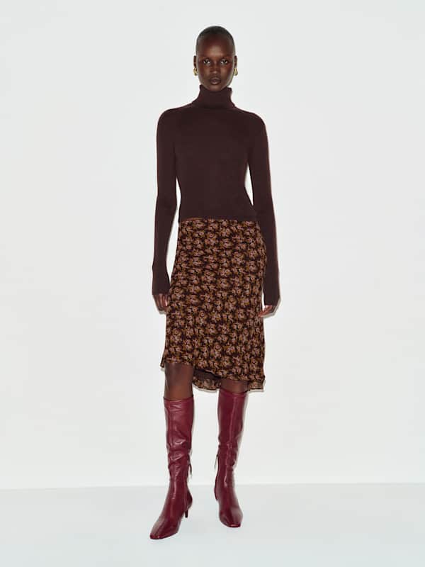 Layla Knee Length Skirt - Story