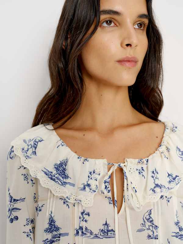 Madeline Sleep Dress - Antique Tile