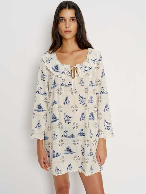 Madeline Sleep Dress - Antique Tile