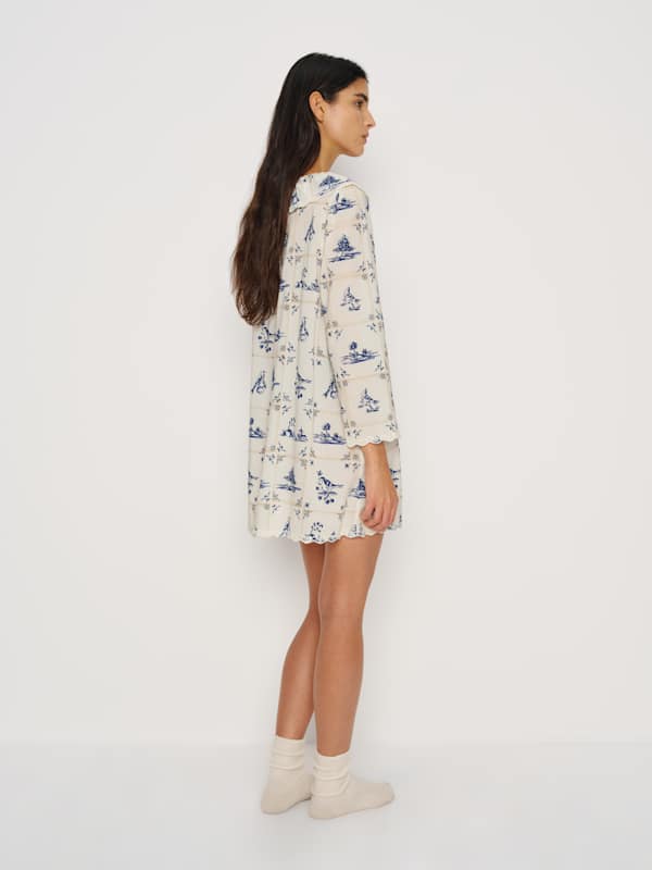 Madeline Sleep Dress - Antique Tile