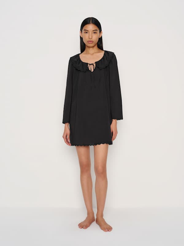 Madeline Sleep Dress - Black