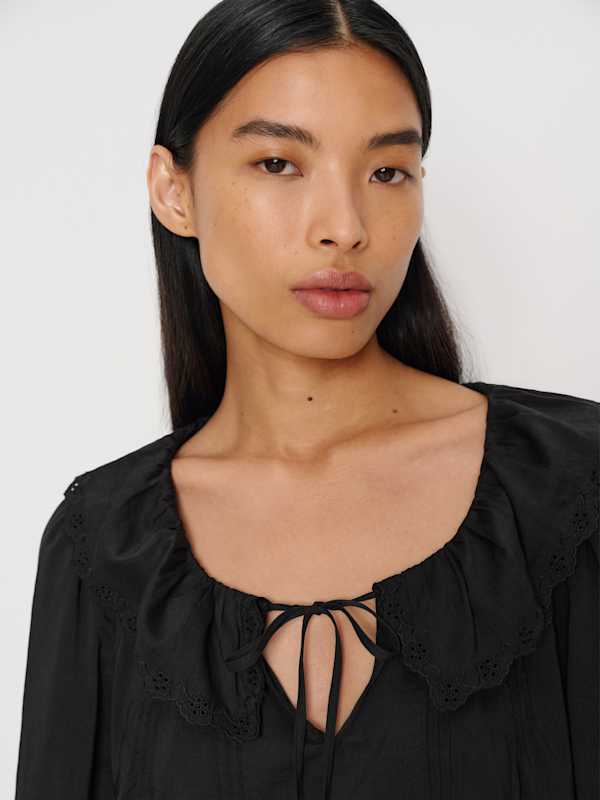 Madeline Sleep Dress - Black