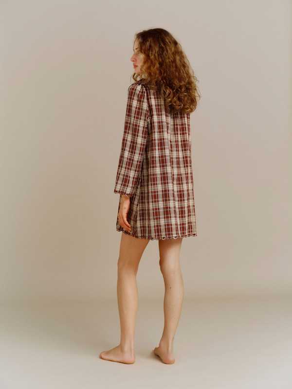 Madeline Sleep Dress - November Plaid