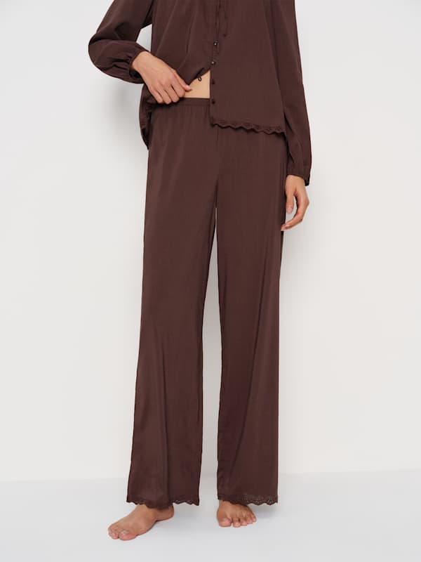 Paloma Pajama Set - Cafe