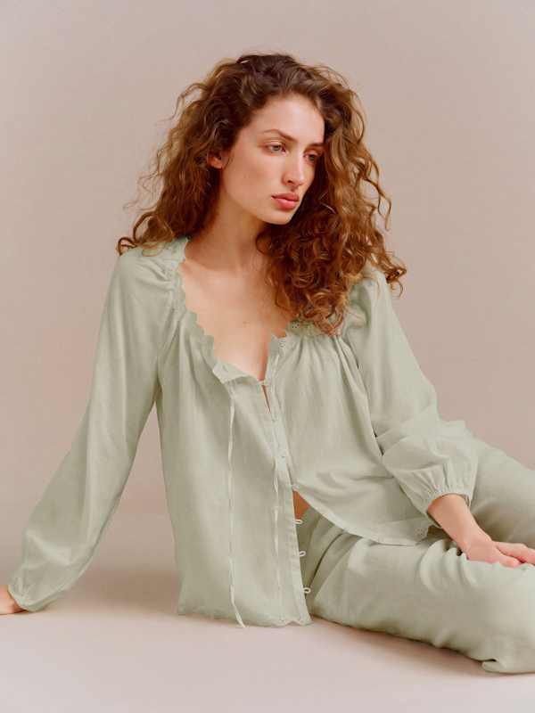 Paloma Pajama Set - Dried Herbs