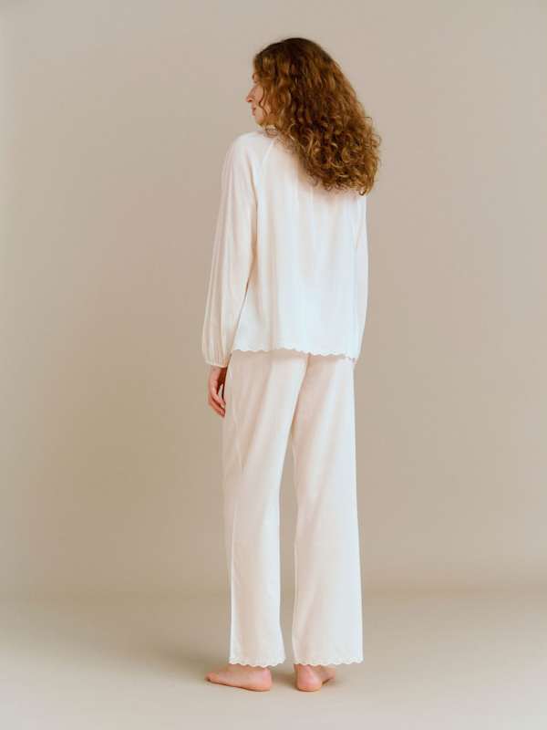 Paloma Pajama Set - Ivory