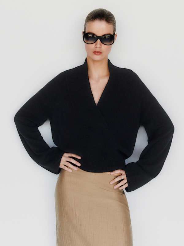 Easton Cashmere Sweater - Black
