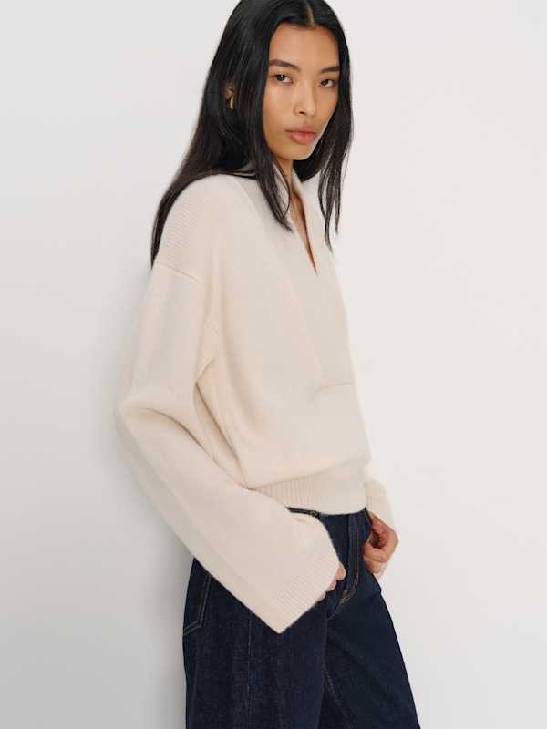 Easton Cashmere Sweater - Gossamer