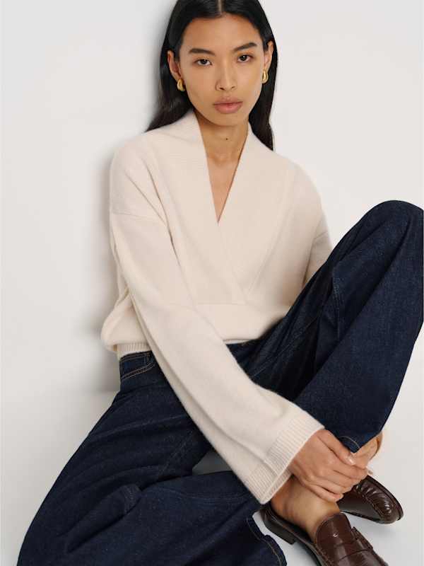 Easton Cashmere Sweater - Gossamer