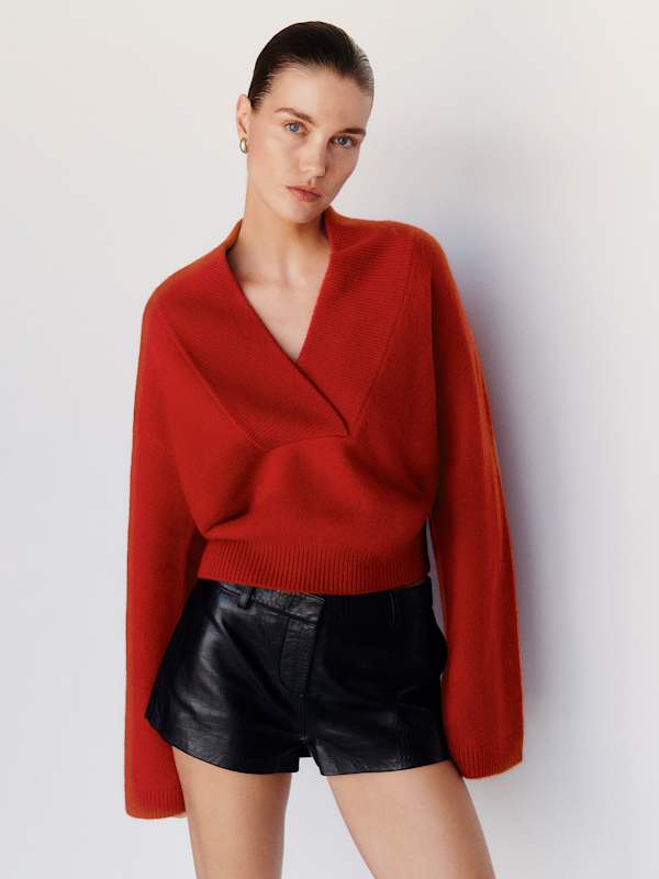 Easton Cashmere Sweater - Lipstick