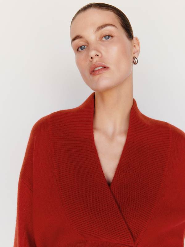 Easton Cashmere Sweater - Lipstick