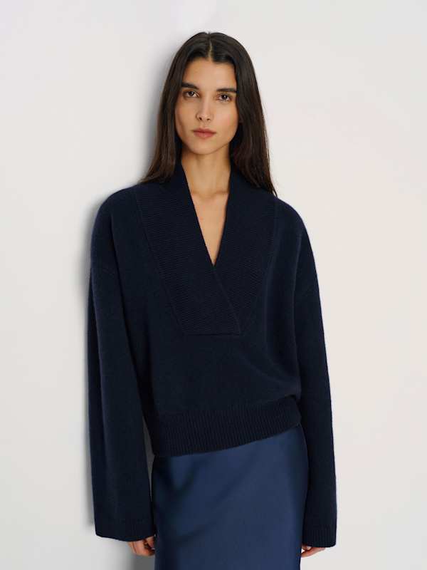 Easton Cashmere Sweater - Navy