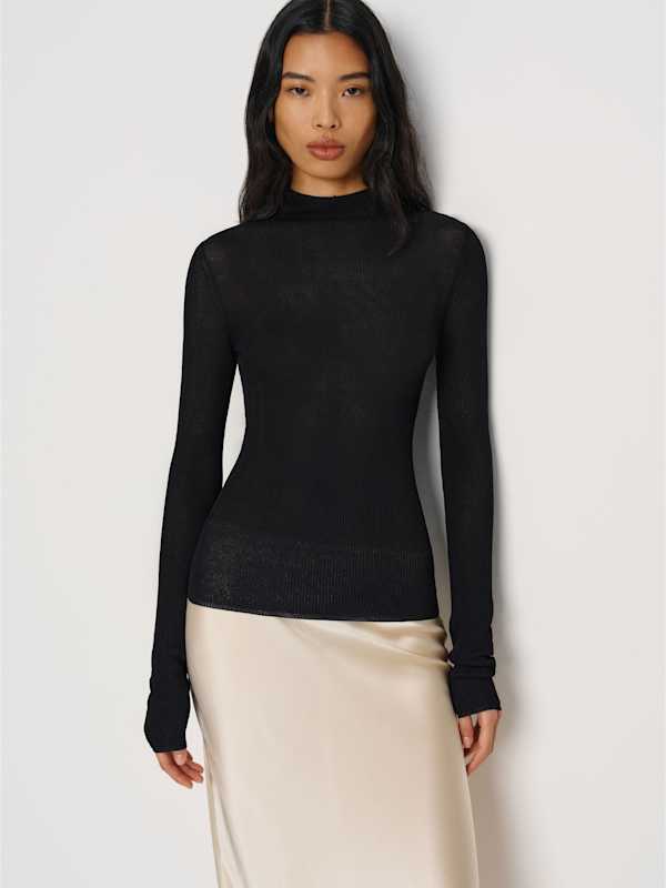 Giselle Turtleneck Sweater - Black