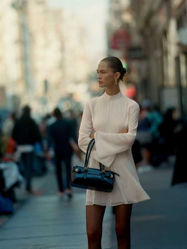 Beatrice Shoulder Bag - Black Leather