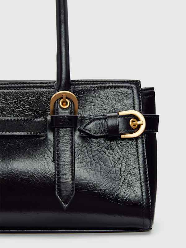 Beatrice Shoulder Bag - Black Leather