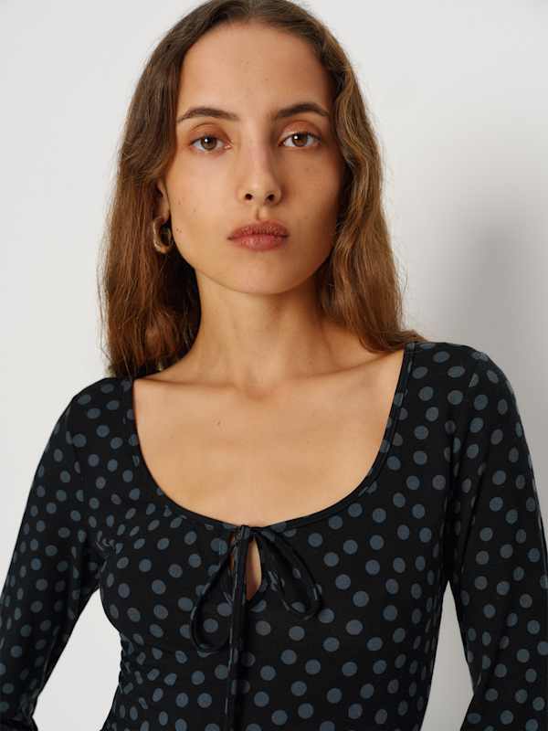 Maisie Knit Dress - Cosmic Dot