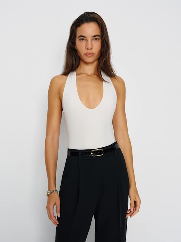 Lyra Knit Bodysuit - Off White