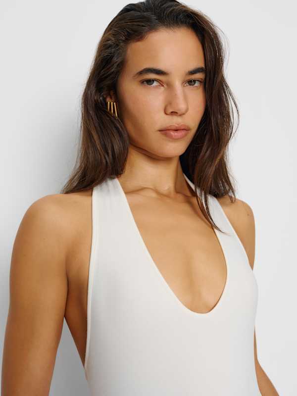 Lyra Knit Bodysuit - Off White