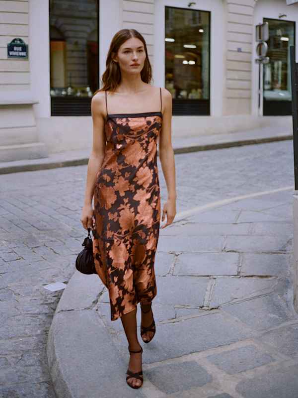 Zahara Dress - Burnt Sienna