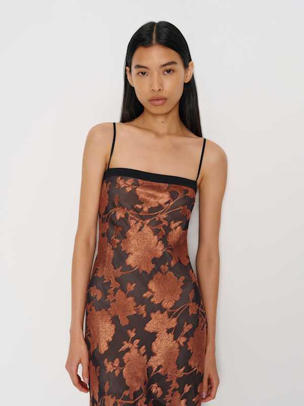 Zahara Dress - Burnt Sienna
