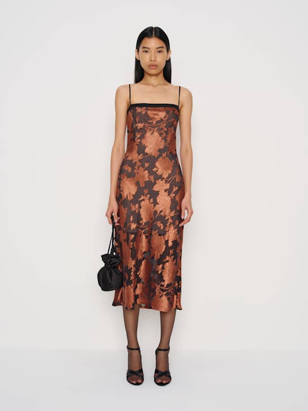 Zahara Dress - Burnt Sienna