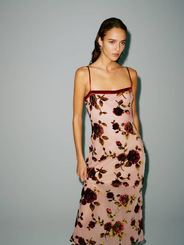 Zahara Dress - Pink Rose