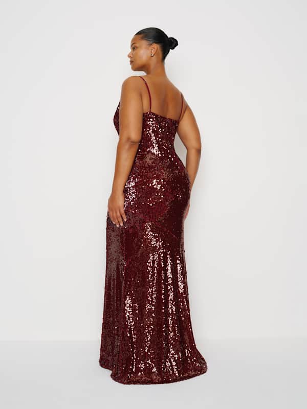 Drizzle Dress Es - Oxblood