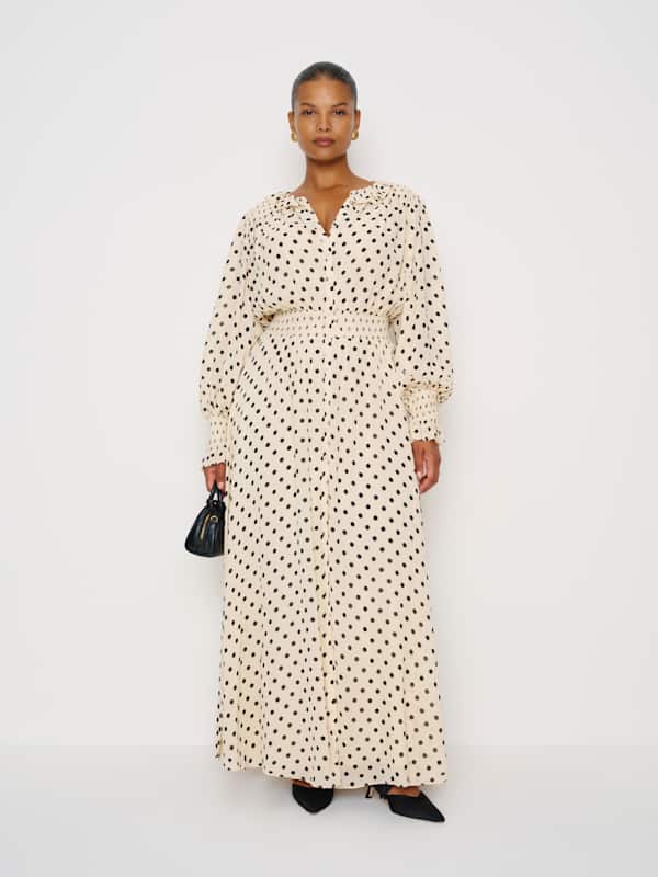 Brown Sugar Ruffle Dress Es - Sugar Dot