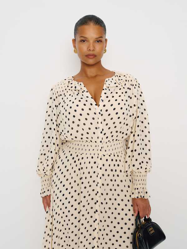 Brown Sugar Ruffle Dress Es - Sugar Dot