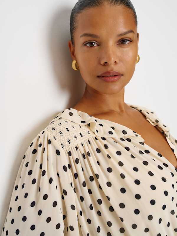 Brown Sugar Ruffle Dress Es - Sugar Dot